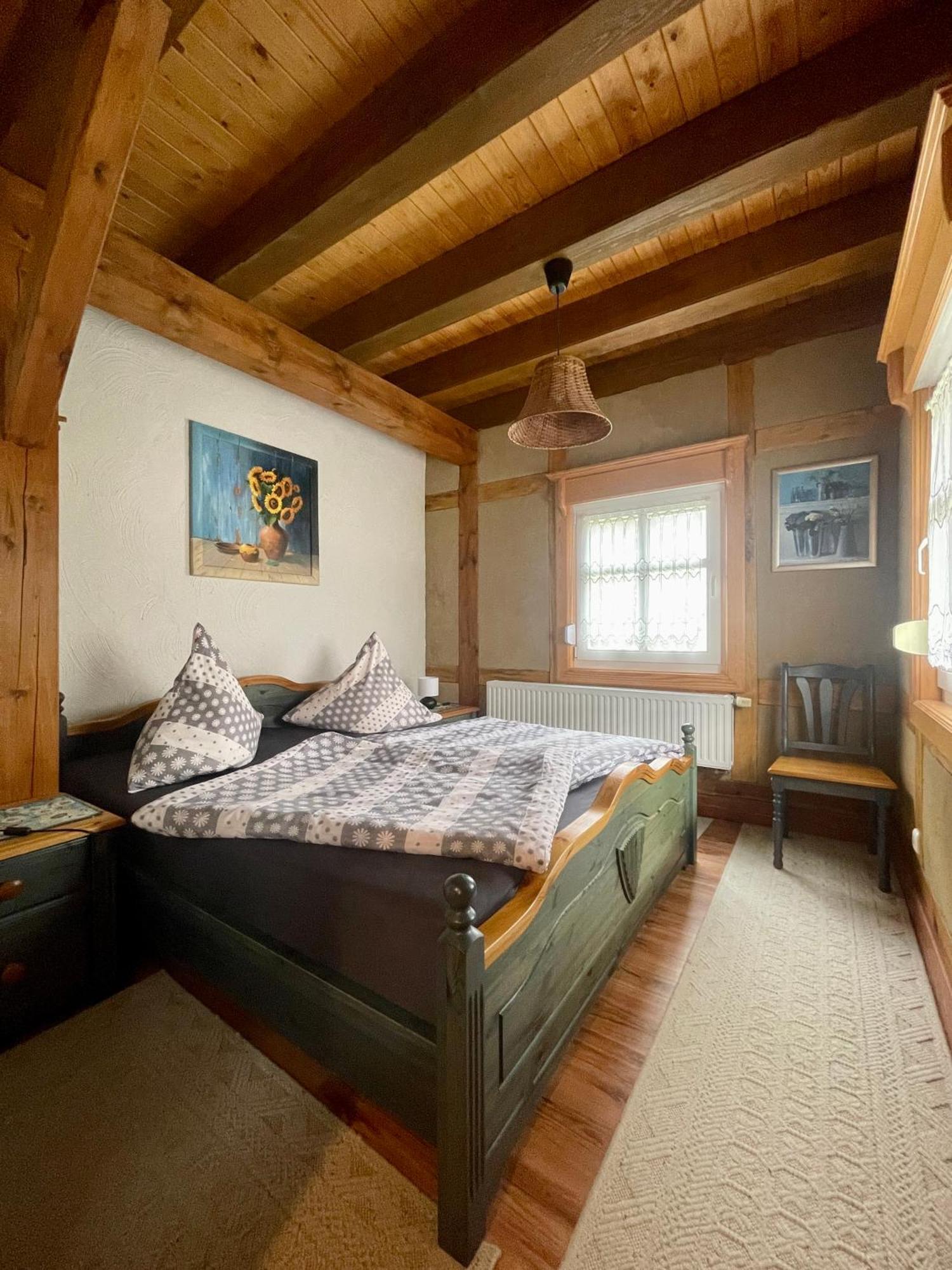 Ferienwohnung Zum Heuschober Burg  Dış mekan fotoğraf
