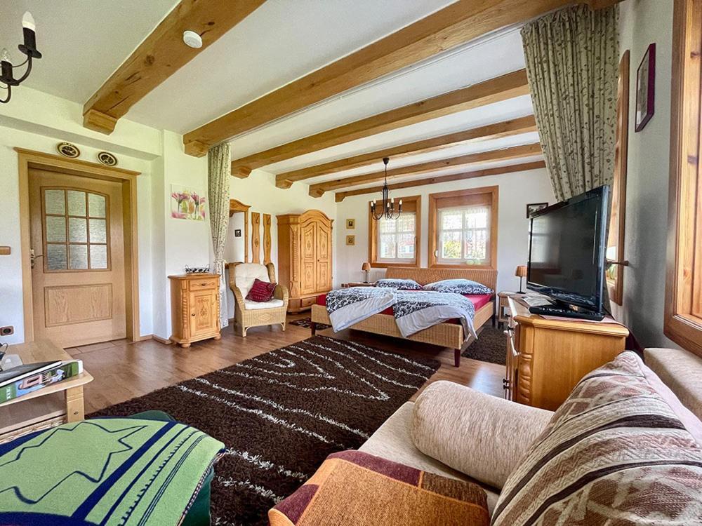 Ferienwohnung Zum Heuschober Burg  Dış mekan fotoğraf