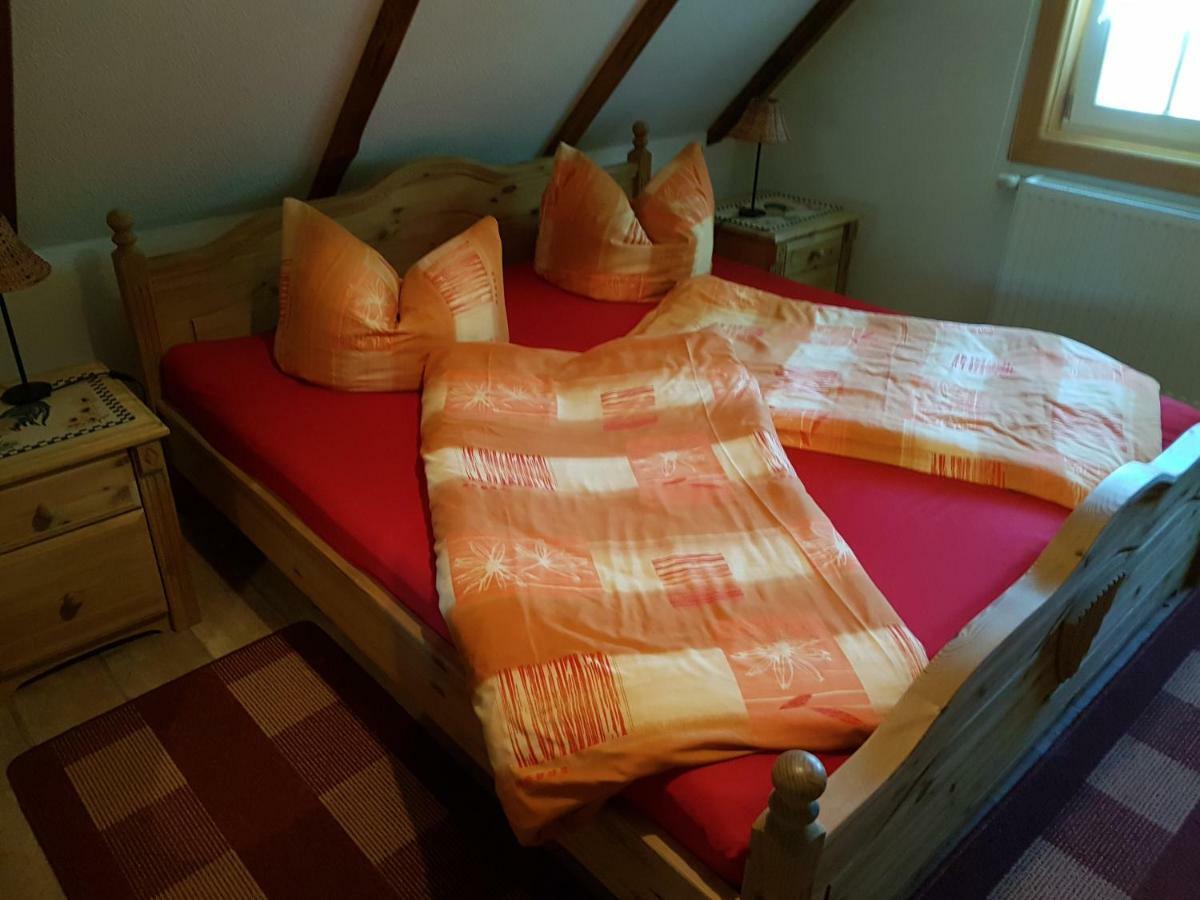 Ferienwohnung Zum Heuschober Burg  Dış mekan fotoğraf